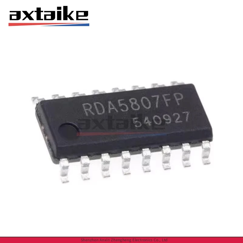 

5PCS RDA5807 RDA5807FP SOP-16 FM Stereo Radio Chip Radio IC SMD