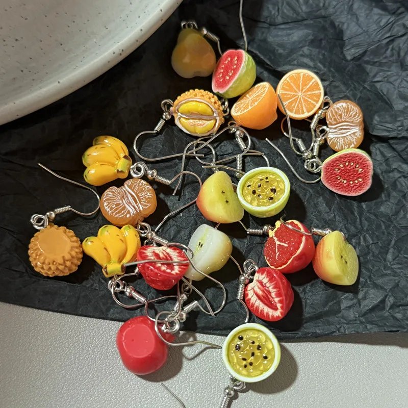 Fashion Simple Stereo Strawberry Dangle Earrings - Simulation Fruit Design Lovely Women's Jewelry Accessory Gift