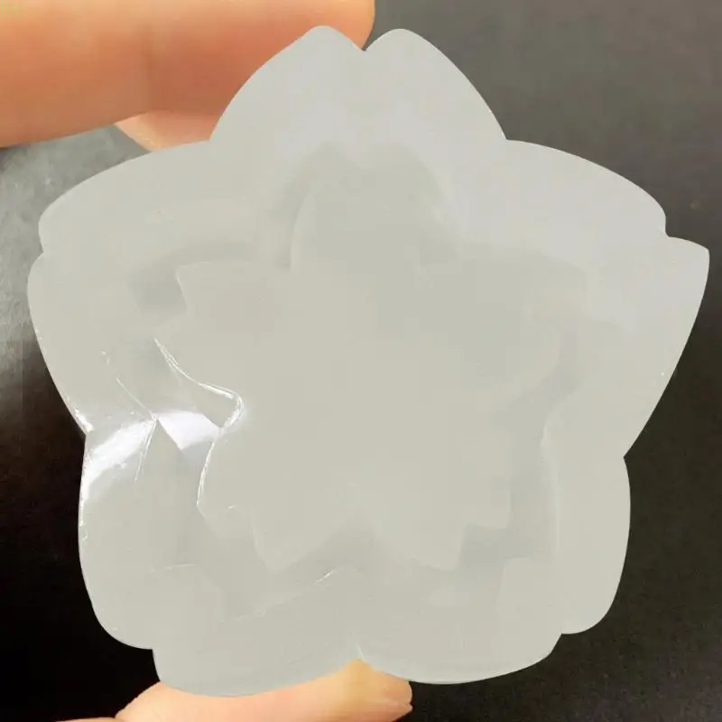 Diy Epoxy Five-leaf Flower Mold Drop Silicone Ins Flower Mold Gifts Wholesale Drop Shipping