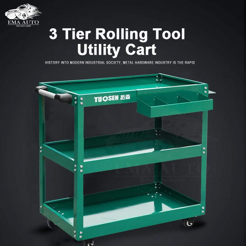 Mechanical Workshop ToolsCart Tool Trolley With Wheels Toolbox Cabinet Organizer Holder Garage Workbench Racks Accessories