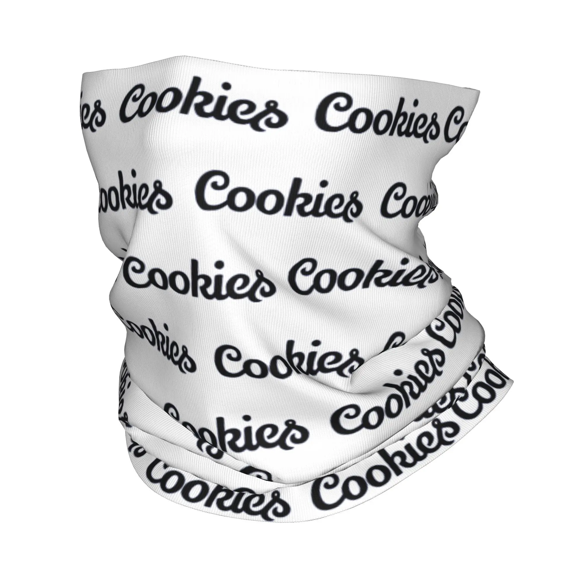 

Бандана с печеньем, шарф с принтом, теплая маска для лица, унисекс, для взрослых, зима