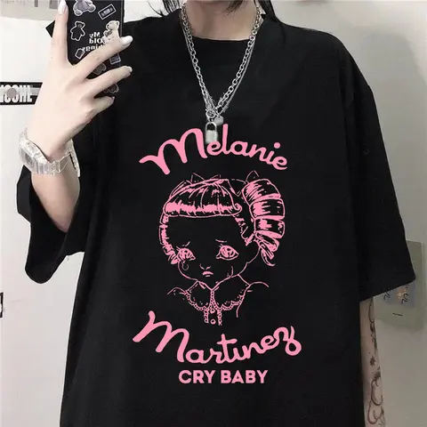 Melanie Martinez Crybaby T-shirt Harajuku O Neck Streetwear Unisex Tops