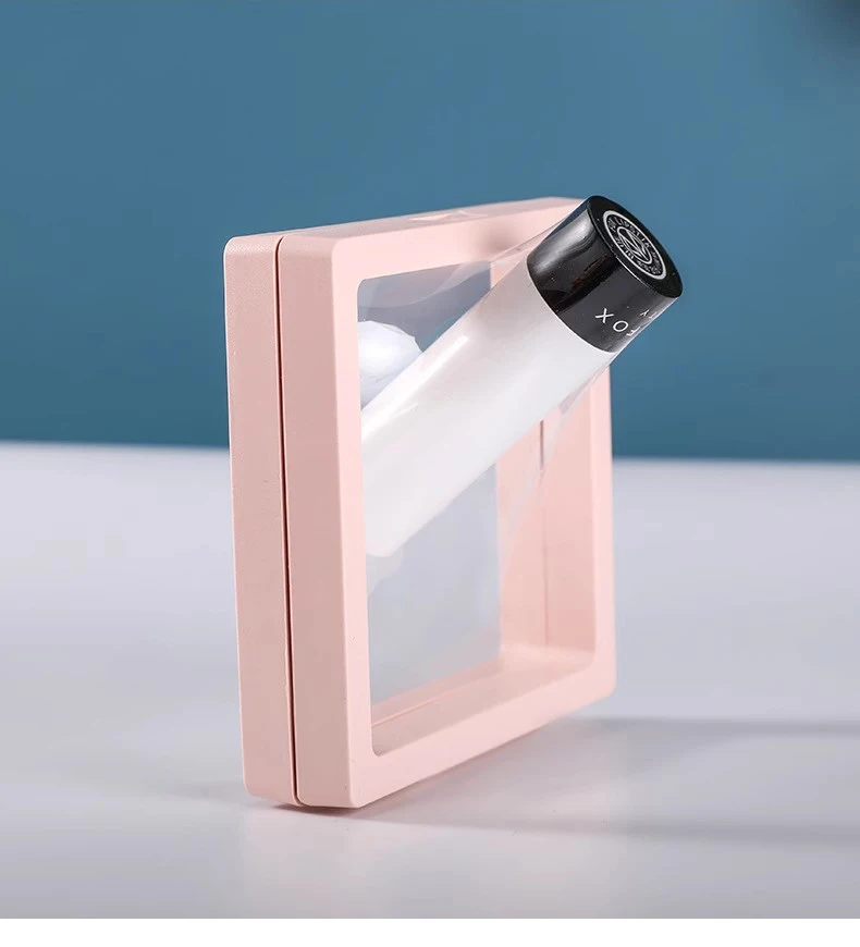 Bulk 3D Floating Frame Display Holder Stand Ornament Organizer Case Lot of 10 Travel Portable Suspended Gift Jewelry Storage Box
