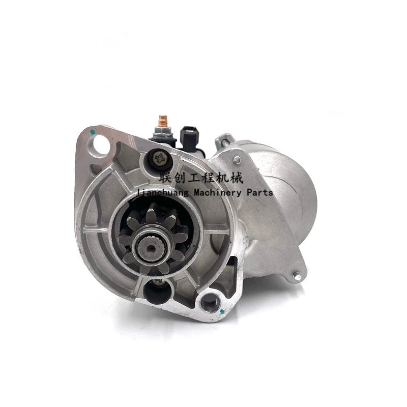 For Komatsu PC PC56-7 Starting Motor Kubota KX V2403 Engine Starting Motor 12V9 Gear excavator accessories