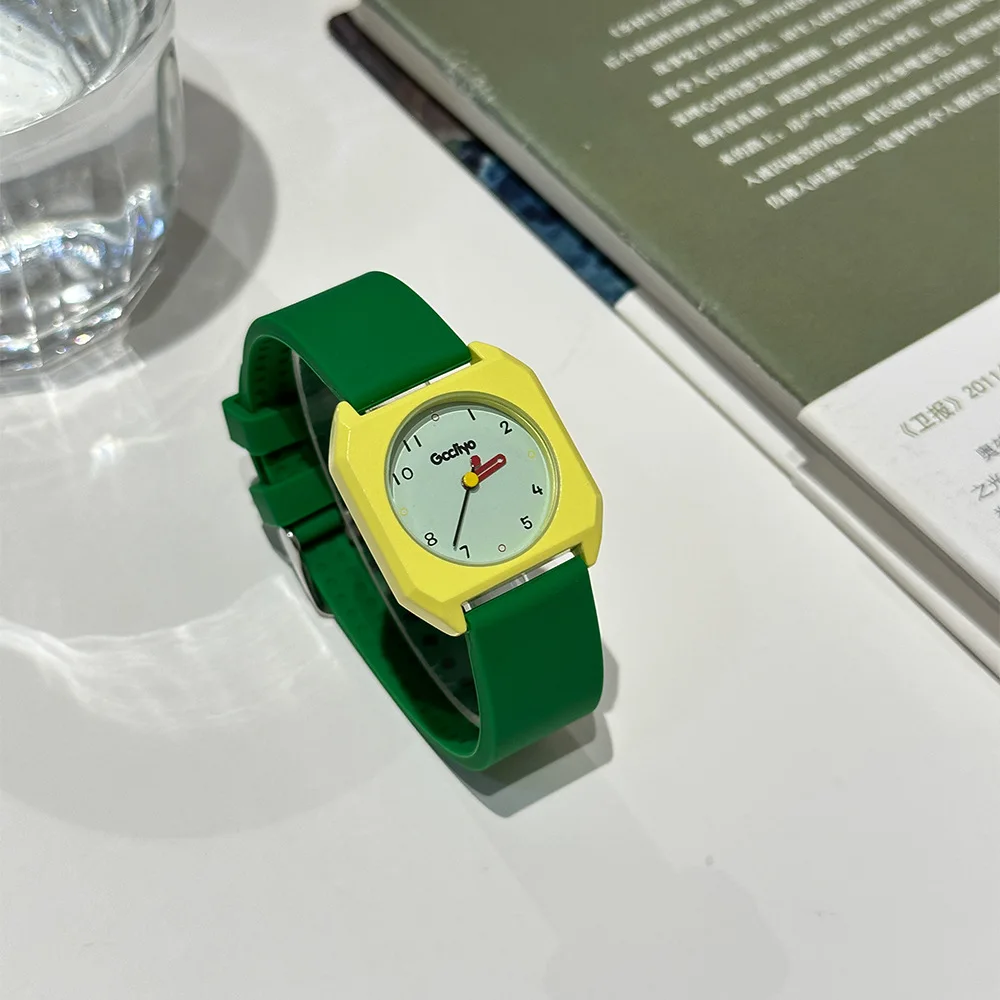 Elegant Women'S Wristwatch, Small Square Watch, Japanese Minimalist Style, Versatile, High-Value Quartz Watch, An Unusual Watch.