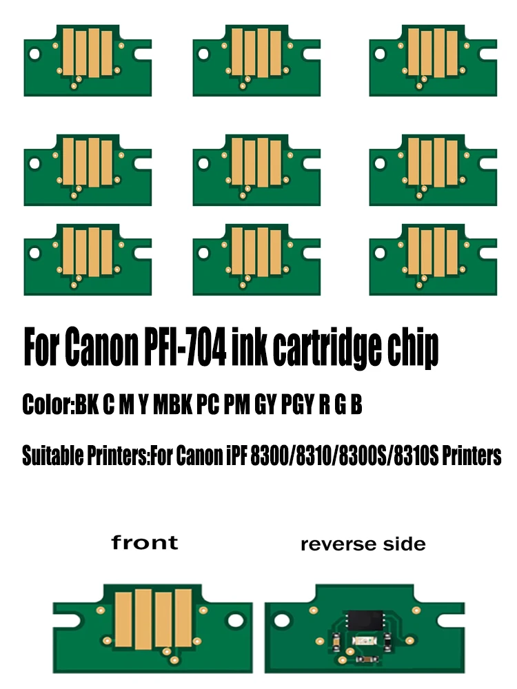 PFI-704 ink Cartridge Chip for Canon iPF8300 iPF8310 iPF8300S iPF8310S printer