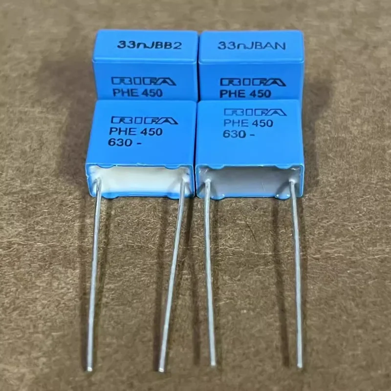 10 peças novo capacitor infinito de acoplamento de febre RIFA PHE 450 série 630V 0.033UF 33nJ
