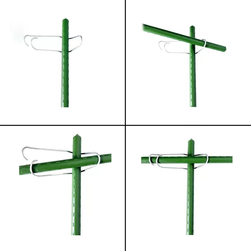 20Pcs Plant Trellis ConnectorClip Hook Garden Vegetable Plant Grape Support Vine Fastener Fixing Buckle Plant Lawn ForGreenhouse