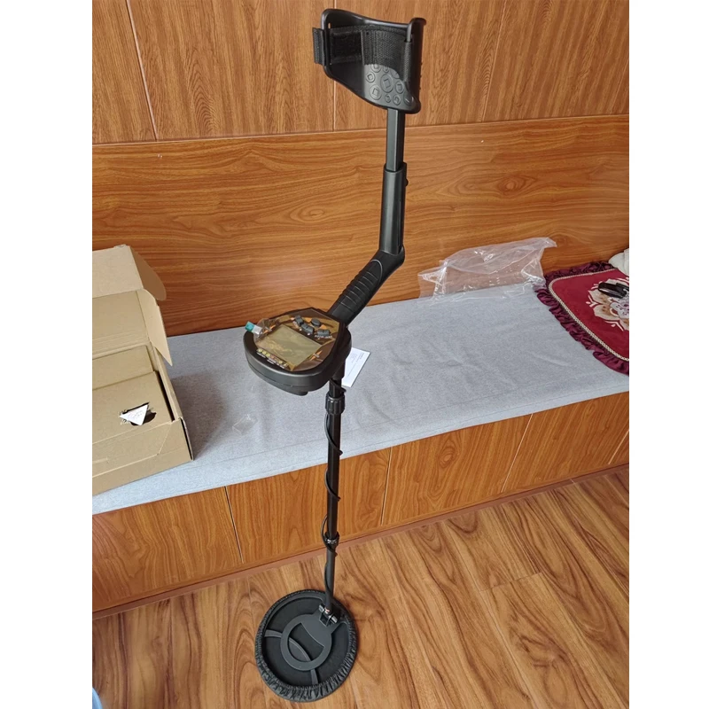 MD-3028 8 นิ้วการตรวจจับขดลวดเครื่องตรวจจับโลหะใต้ดิน 2 M ความลึก Nugget Finder GOLD Detector Treasure Hunter ไม่มีแบตเตอรี่