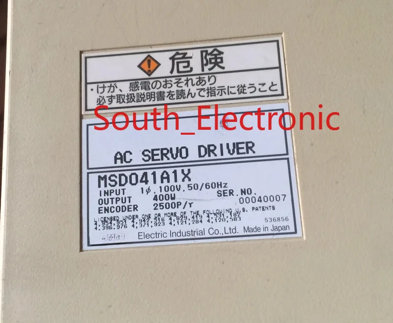 MSD041A1X 400W 100V    aervo driver  , In good working condition, free shipping  a