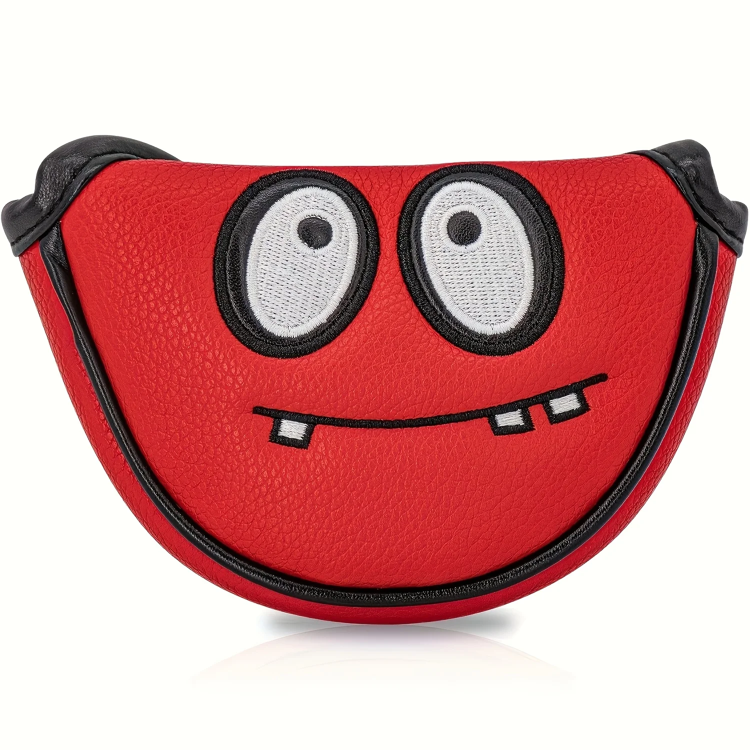 Dark Circles Under The Eyes Fun Design Style Club Head Cover, Small Semi-Circle Putter Cover, Club Head Cover