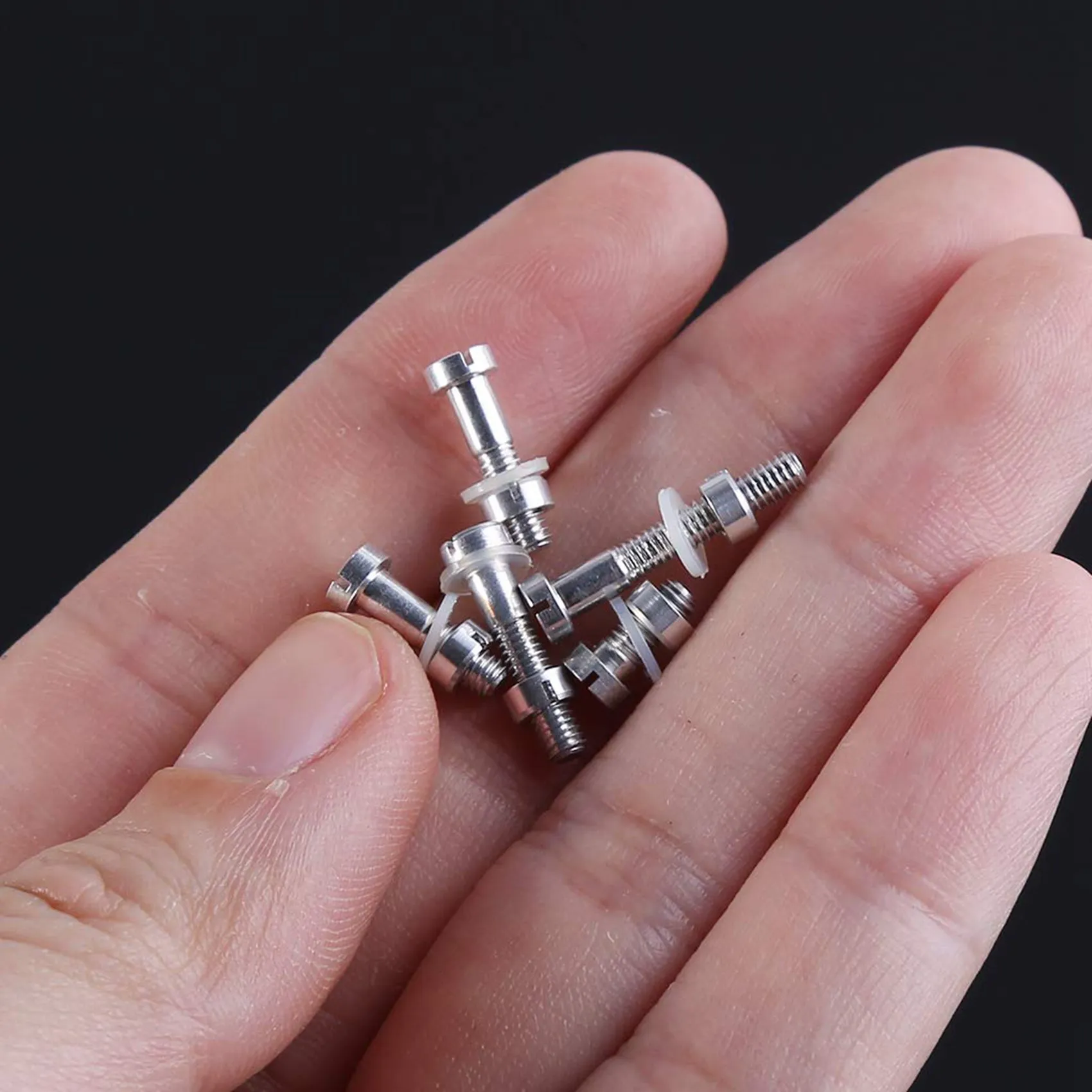 Delicate Texture-20Pcs M2.5 Screws Bolt Nut Washers Set Turntable Headshell Cartridge Stylus Mounting Vinyl LP Record Player