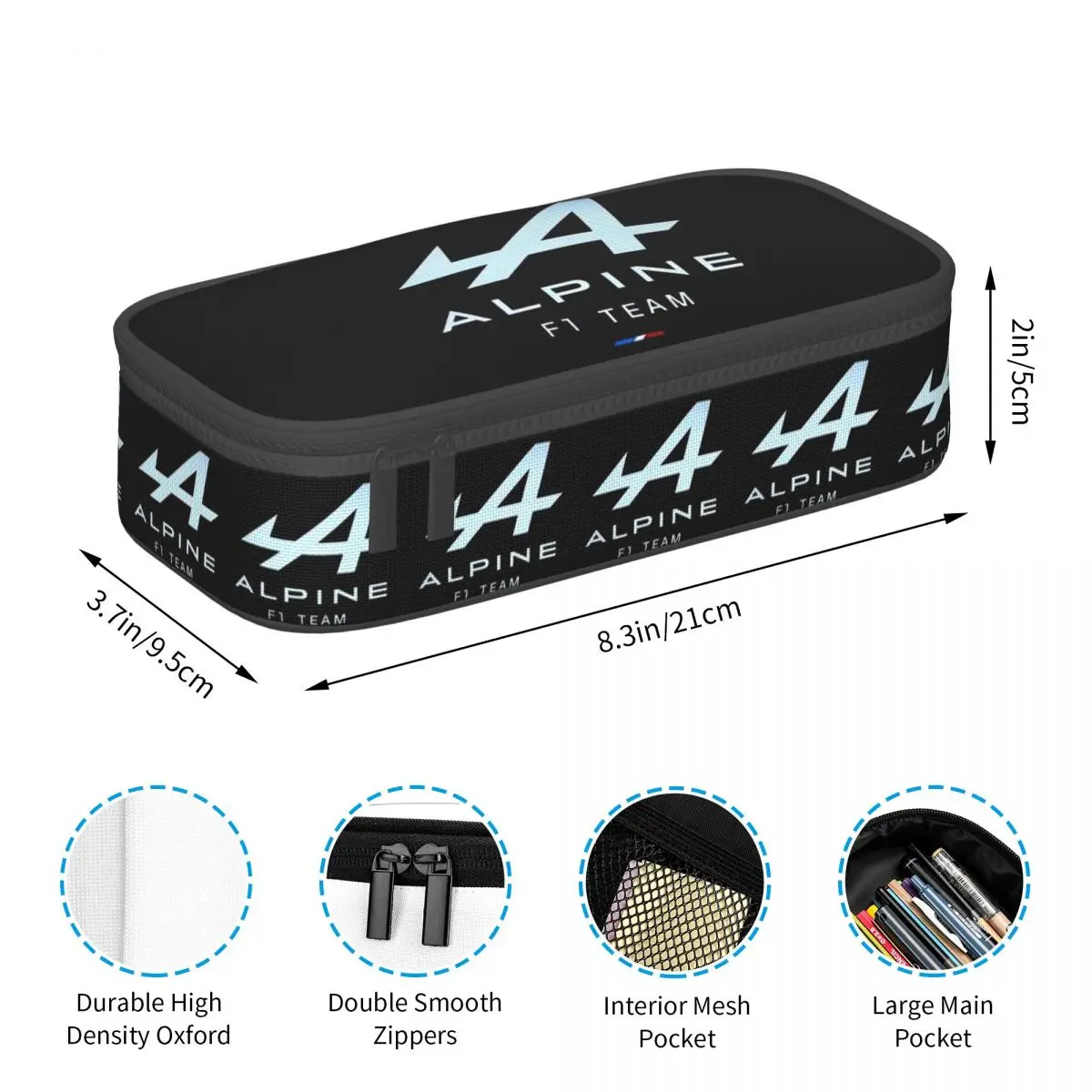 مقلمة فريق جبال الألب للأطفال صندوق القلم المدرسية حقيبة أقلام رصاص لوازم القرطاسية حقيبة حامل القلم #2