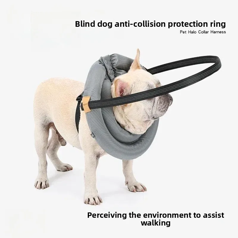 For Soft Neck Cover for Blind Dogs Collision Protection Comfortable Collar Universal for Cats and Dogs Safety Bumper Guard