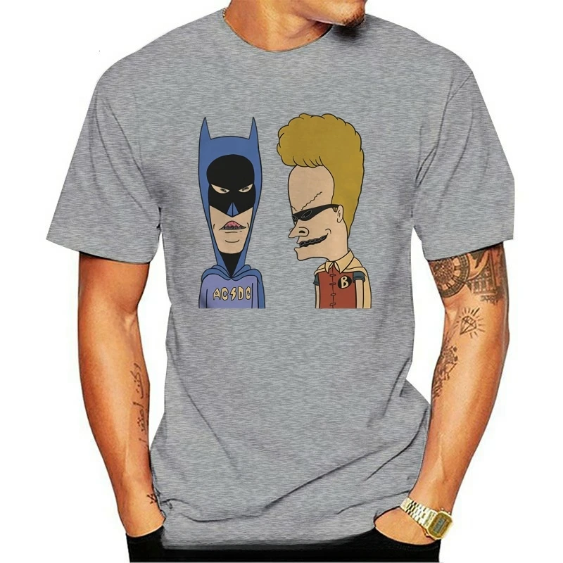 men novelty tshirt BEAVIS AND BUTTHEAD HEROES COSTUME cool  New Funny Men t shirt harajuku oversized graphic