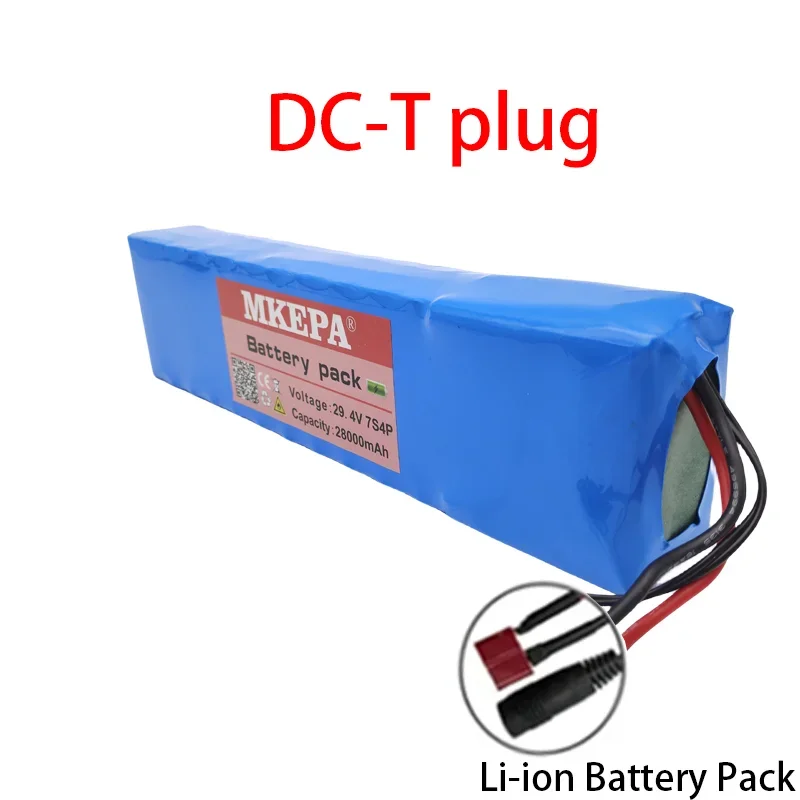24 V 28Ah 7S4P lithium batterij Oplaadbare Batterij 29.4 v 18650 batterij power zetel BMS voeding + 29.4 v lader P108