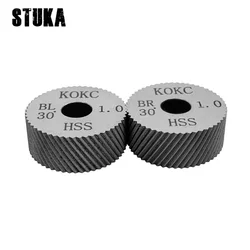 15*6*4 Dual Wheel Knurling Tools KOKC For CNC Lathe feeding 30°Diamond 45°Square pattern