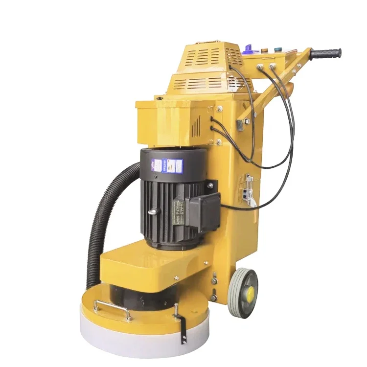 New Custom Color Manual Automatic Grade Concrete Grinder Machine Manual Concrete Grinder with Dust Vacuum