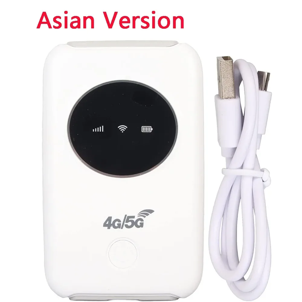 Routeur 4G/5G 150 Mbps, Wi-Fi LTE portable sans fil, couverture large du routeur sans fil 4G/5G, prend en charge 10 appareils, alimenté par USB, Internet satellite illimité, routeur intelligent haute