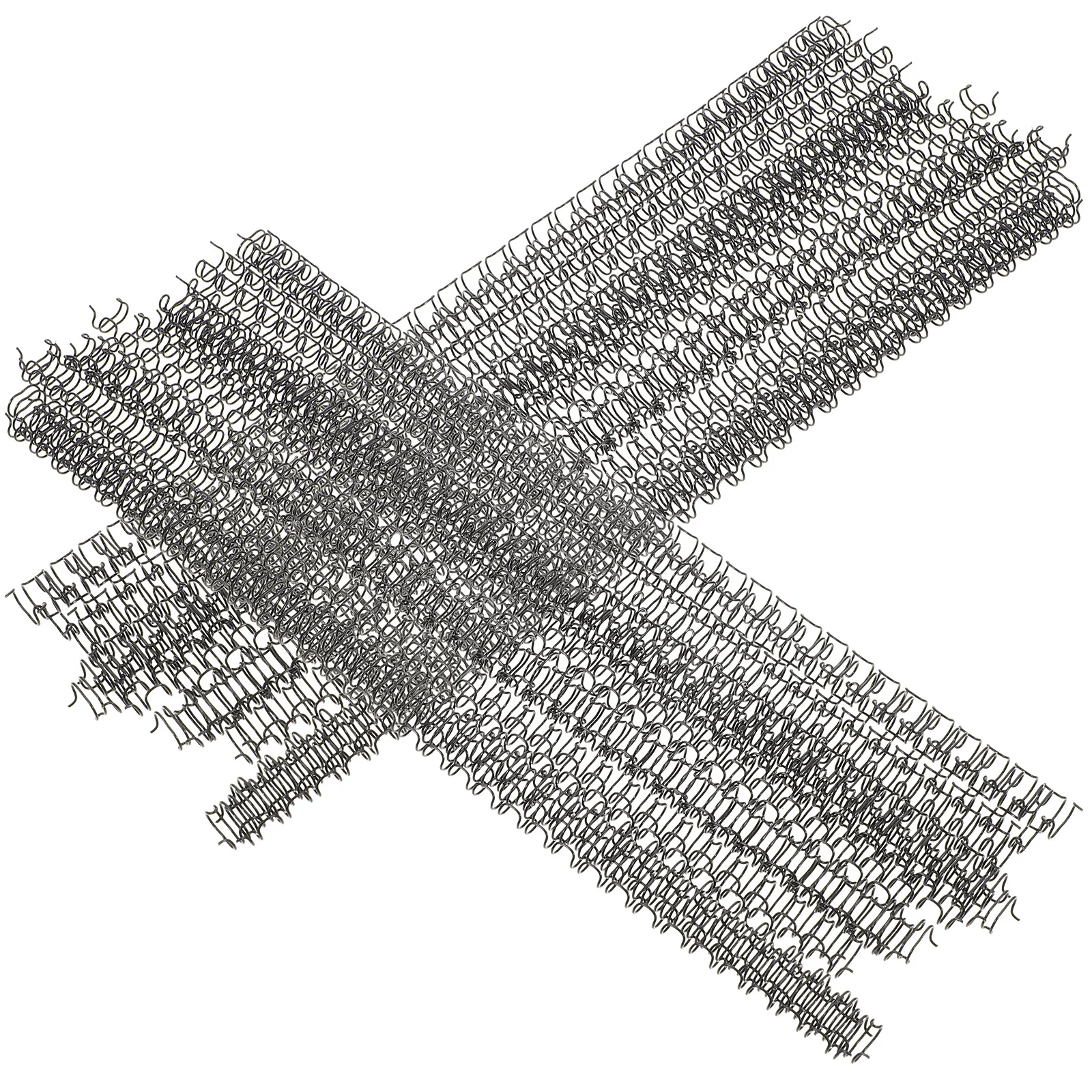 100pcs Loose Leaf Binder Rings Metal Spiral Binding Coils Double Loop Wire For Notebook Calendar Index Divider Organizer School