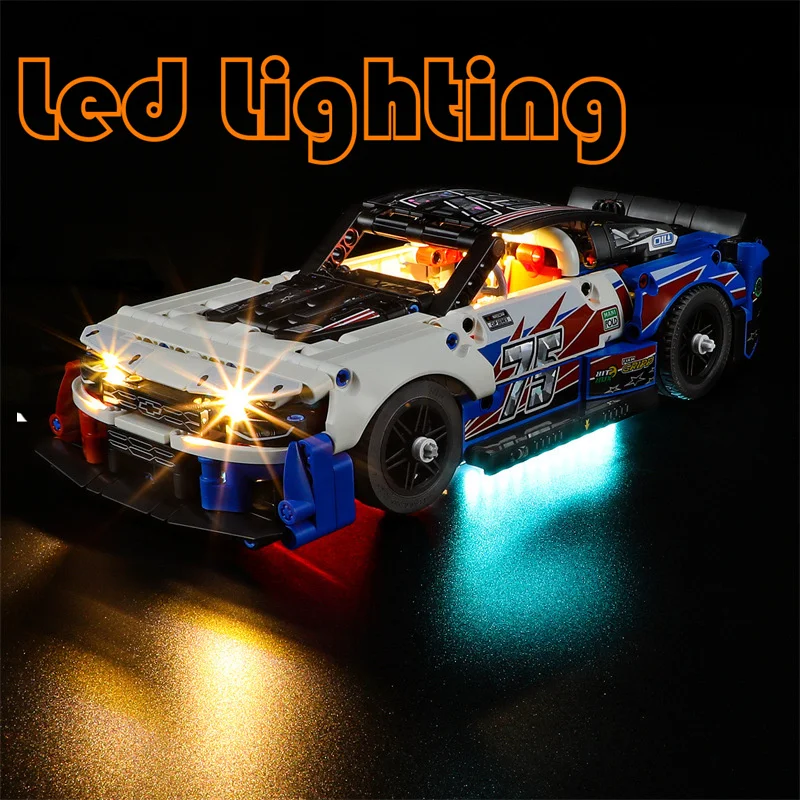 

Lighting Set For 42153 Technic Car NASCAR Next Gen Chevrolet Camaro F1 Not Include Building Block (Only Led Light Kit)