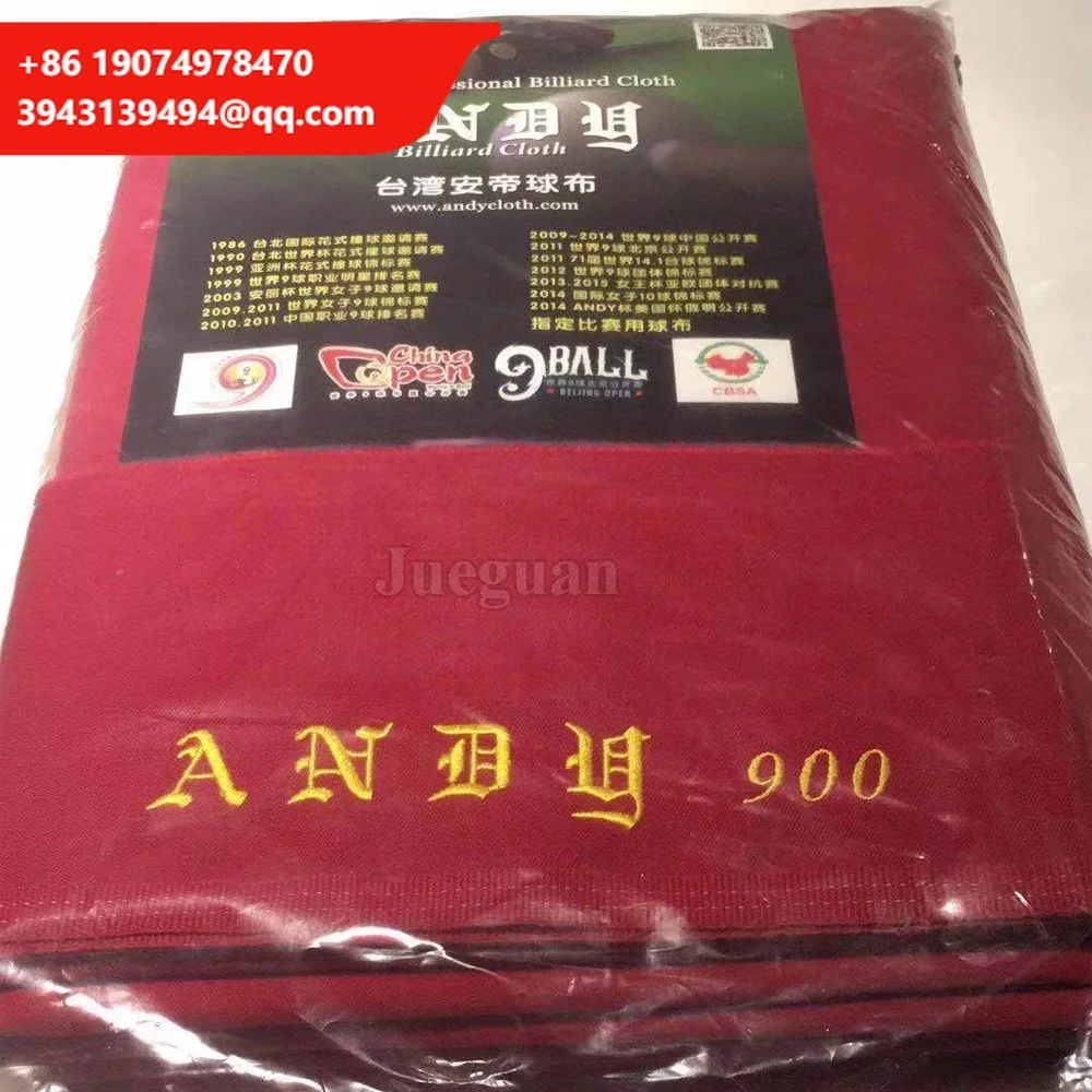 

9ft Snooker Pool Table Cloth Andy 900 Original Billiard Table Cloth