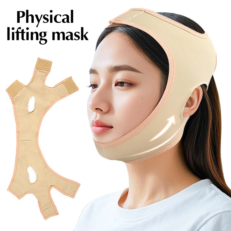 Elastische Gesicht Abnehmen Verband V Linie Gesicht Shaper Frauen Kinn Wange Lift Up Gürtel Gesichts Massager Strap Gesicht Hautpflege Werkzeuge Schönheit