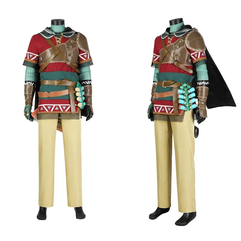 

Hylian Высокое качество игры Zelda Tears Косплей Королевство наряды ссылка костюм униформа с аксессуарами sf/1