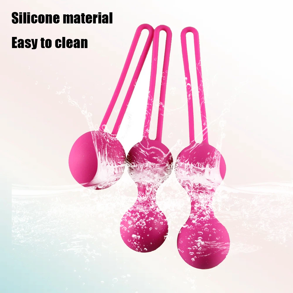 Silicone Vaginal Balls Sex Toys For Women Vagina Tighten Exercise Chinese Kegel Balls Vibrator Pelvic Ben wa Balls Anal balls view 4