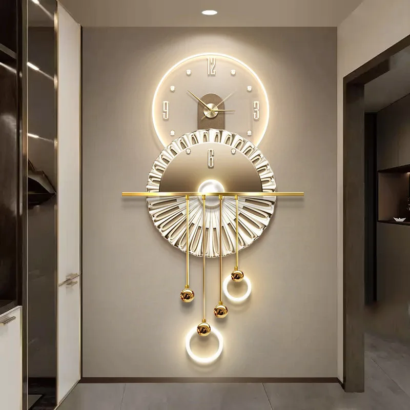 Minimalist Simple Wall Watch Round Chinese Style Creative Silent Wall Clocks Design Interior Reloj De Pared Home Decoration