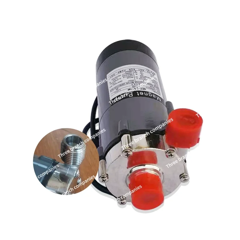 MP-40RM Mini Magnetic drive circulating pump Stainless Steel head Large flow Water Pump Acid and alkali resistant, No leakage.