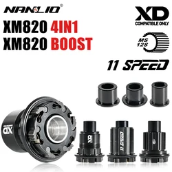 NanLio XM820 4IN1 BOOST 11S 12S Freehub MTB Bicycle Hubs Converters End Cap Adapter 8 9 10 11Speed MS XD HG QR TA Repair Parts