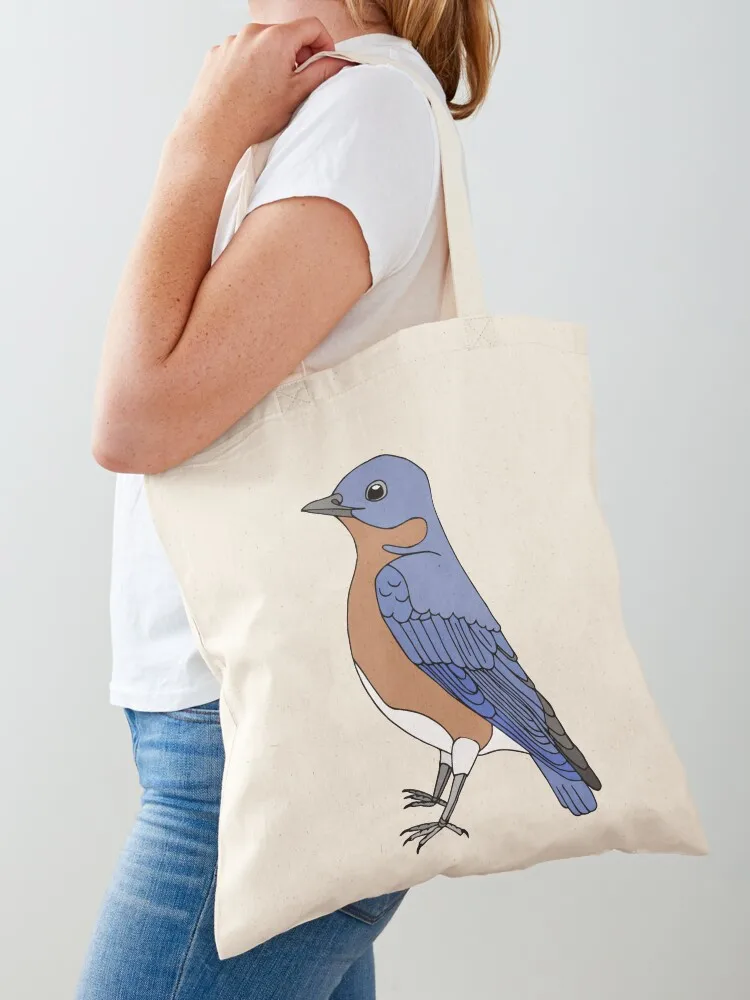 Eastern Bluebird Tote Bag bag luxury women Custom bag bags for women