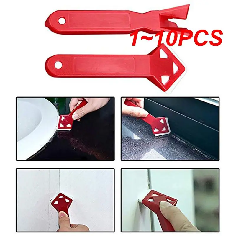 

1~10PCS In1 Glass Glue Angle Scraper Caulking Silicone Tool Shovel Binder Rubber Shovel Gereedschap Remover Angle Seam Spatula