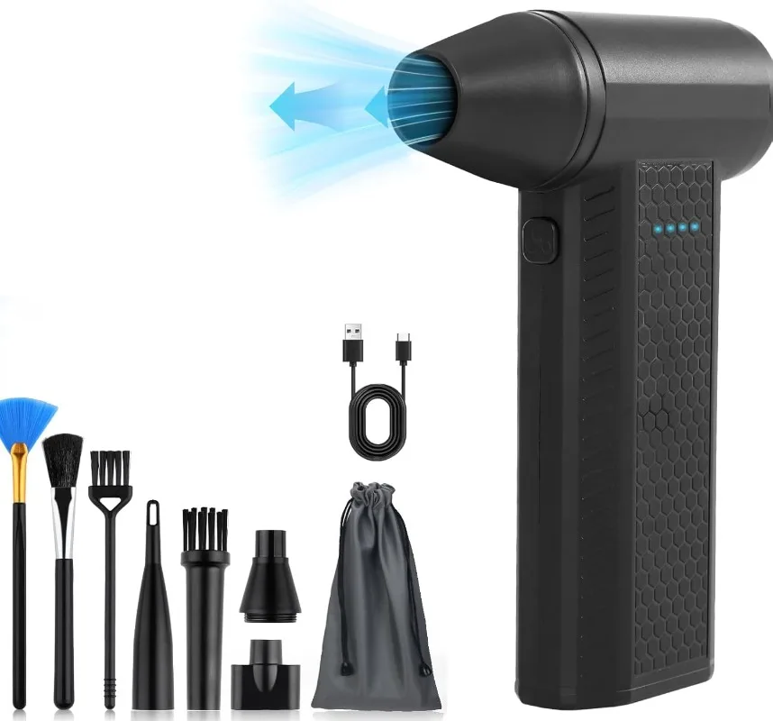 

Compressed-Air-Duster-Leaf-Blower- Snow-Blower- 150000RPM Electric Duster- Mini Blower- Violent Fans- Cleaning-Outdoor