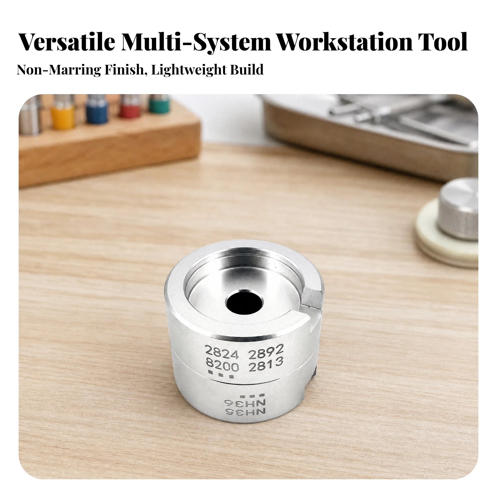 Aluminum Watch Movement Holder Rigid Watch Movement Holder Watchmaker Tool Easy to Operate High Quality for Watchmakers