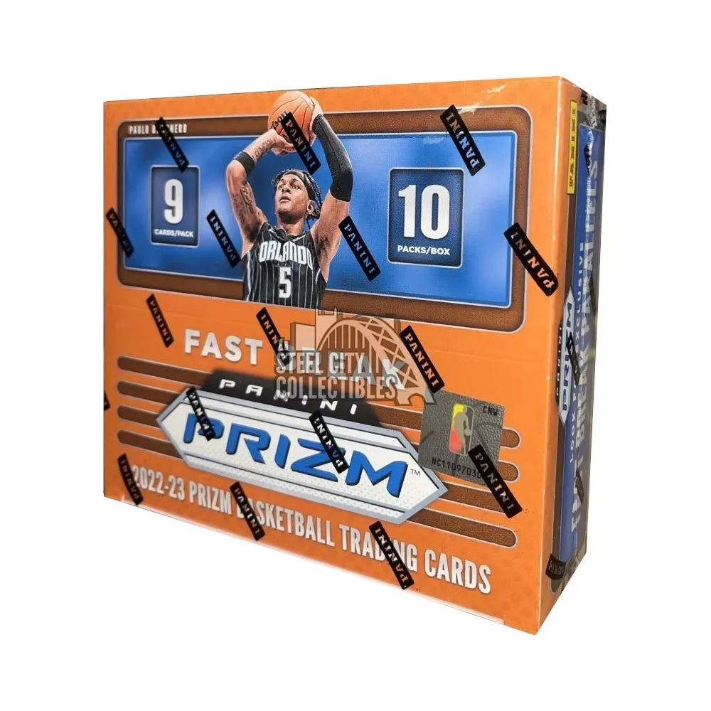 Wholesale Original 2022/23 Panini prizms basketball fast-break box Collection Board Game Booster Box