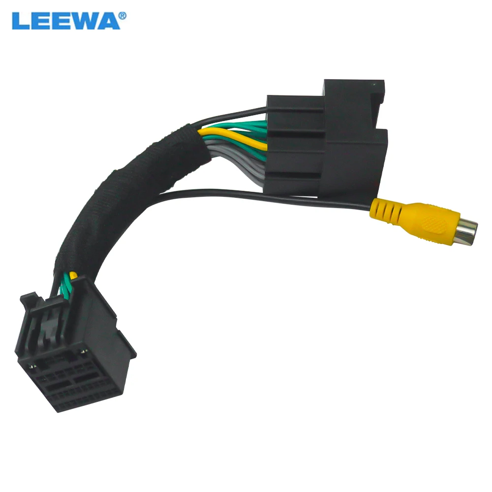 LEEWA Reverse Camera Input Cable For Ford Sync 2.5 (32 Pin Type) Focus/Transit/Kuga/C-max/Fiesta/Ecosport/Mondeo/Puma/S-max