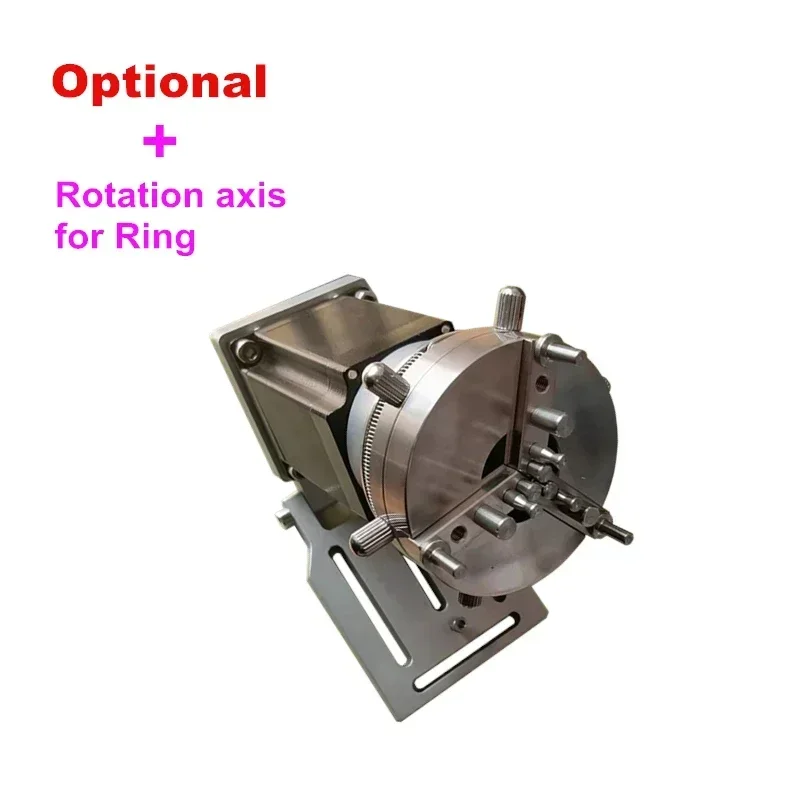 Fiber Laser Marking Machine Raycus 50W Stainless Steel Jewelry Engraver Metal 100W Cutting Marker Ring Rotary Axis Optional 220V