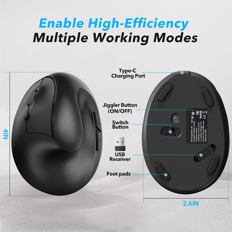 USB-C rechargeable mouse