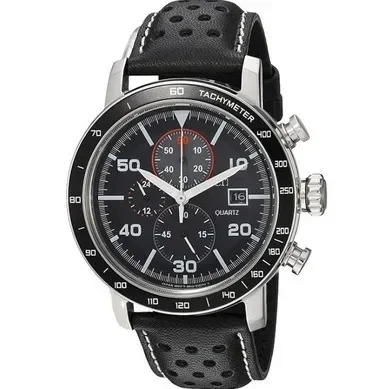 -ساعة كوارتز رجالية متعددة الوظائف 6 حزام إبر، كاجوال، تقويم، ساعة عصرية #3