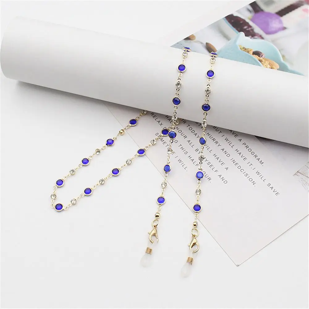Vintage Long Glass Beads Eyeglass Lanyard Glasses  Glasses Chain Eye wear Accessories