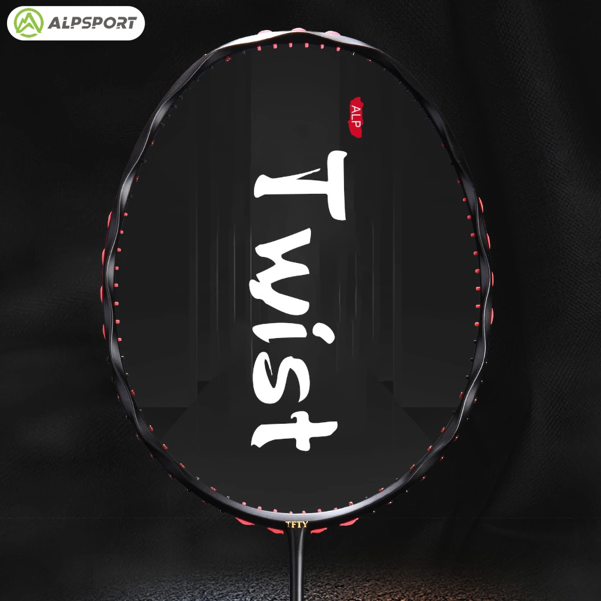 Alpsport MH-V5 5U 75g 법적 원본 최대 38파운드 100% 풀 카본 파이버 토션 프레임 배드민턴 라켓. 초보자 라켓 프로 프리미엄