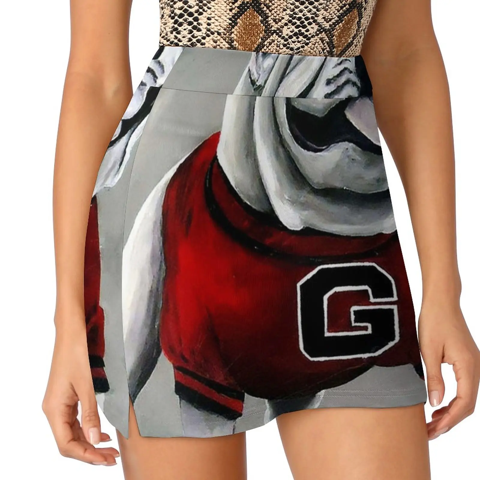 G Doggy Korean Fashion Skirt Summer Skirts For Women Light Proof Trouser Skirt Uga Dawgs Georgia Bulldogs Football University