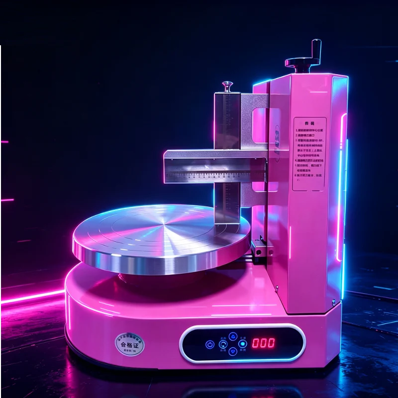 The Cream Cake Spreading Machine Can Be Operated Together With The Cake Base