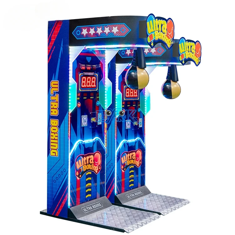 Coin Operated Game Street Amusement Park Electronic Hammer Boxing Machine Arcade Boxing Punch Machine Price For Sale