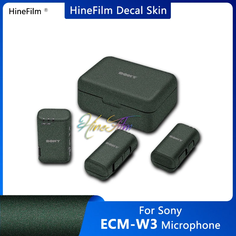 

for Sony ECM W3 Microphone Decal Skin Wrap Cover Film for sony ECM-W3 Wireless Microphone Sticker ECMW3 Anti-scratch Protective