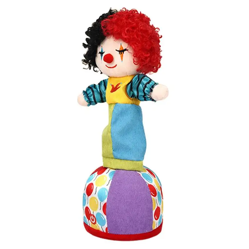 Игрушки для пения, Интерактивная говорящая кукла с голосовым управлением, имитирующая игрушку, милая плюшевая кукла клоуна, Детская кукла