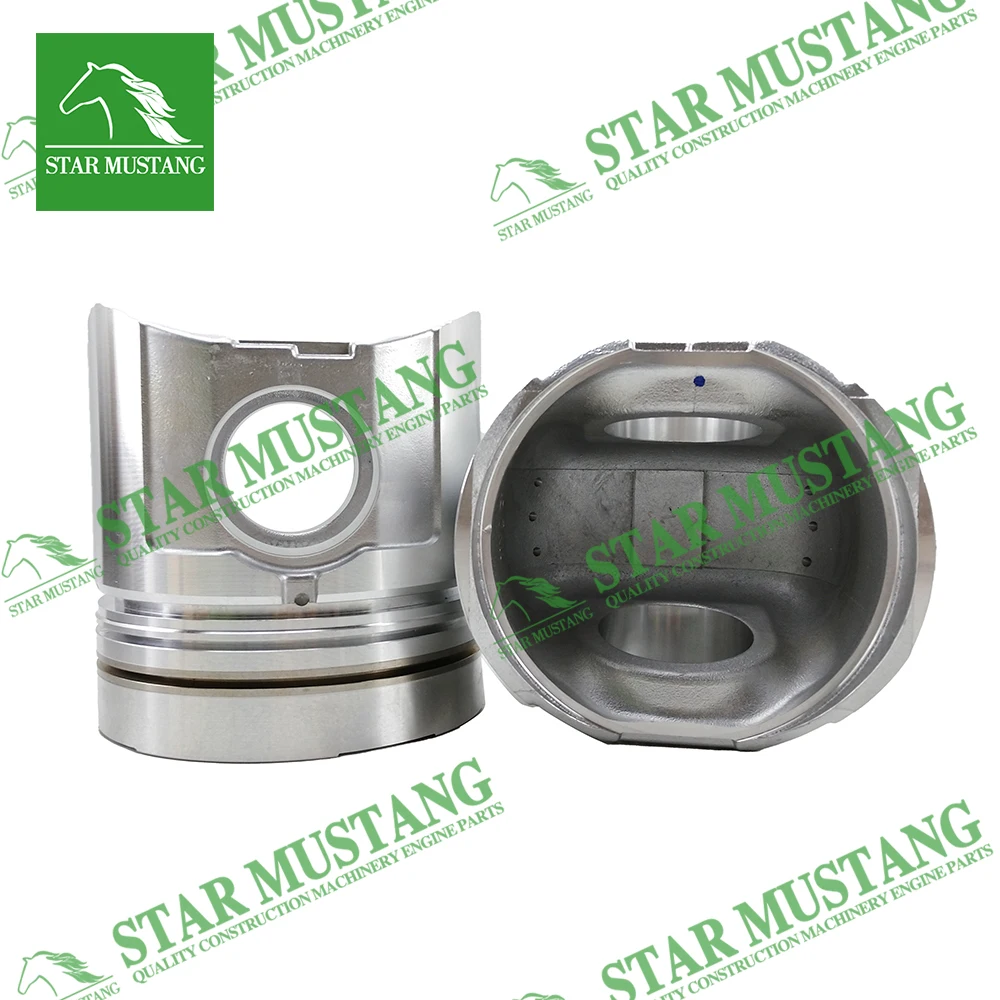 6D125 Piston Aluminum 70mm Combustion Chamber 6150-31-2113 For Komatsu Diesel Engine Parts