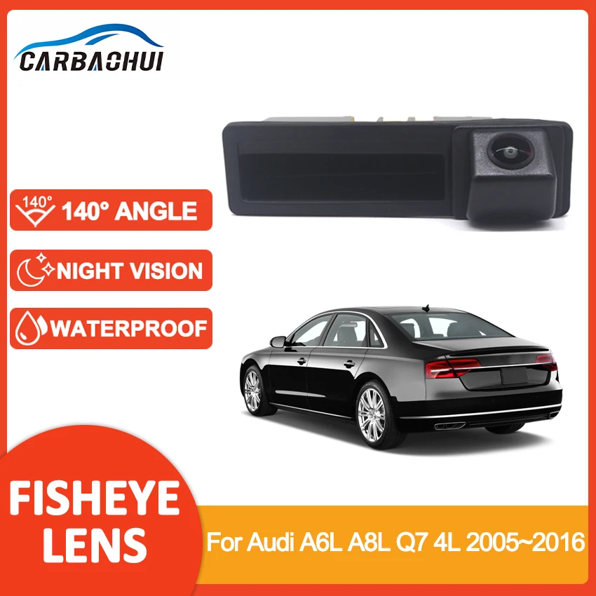 

Динамическая траектория, ручка багажника, зеркало заднего вида, CCD-камера для Audi A6L A8L Q7 4L 2005 ~ 2016